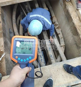 马湾镇管线探测